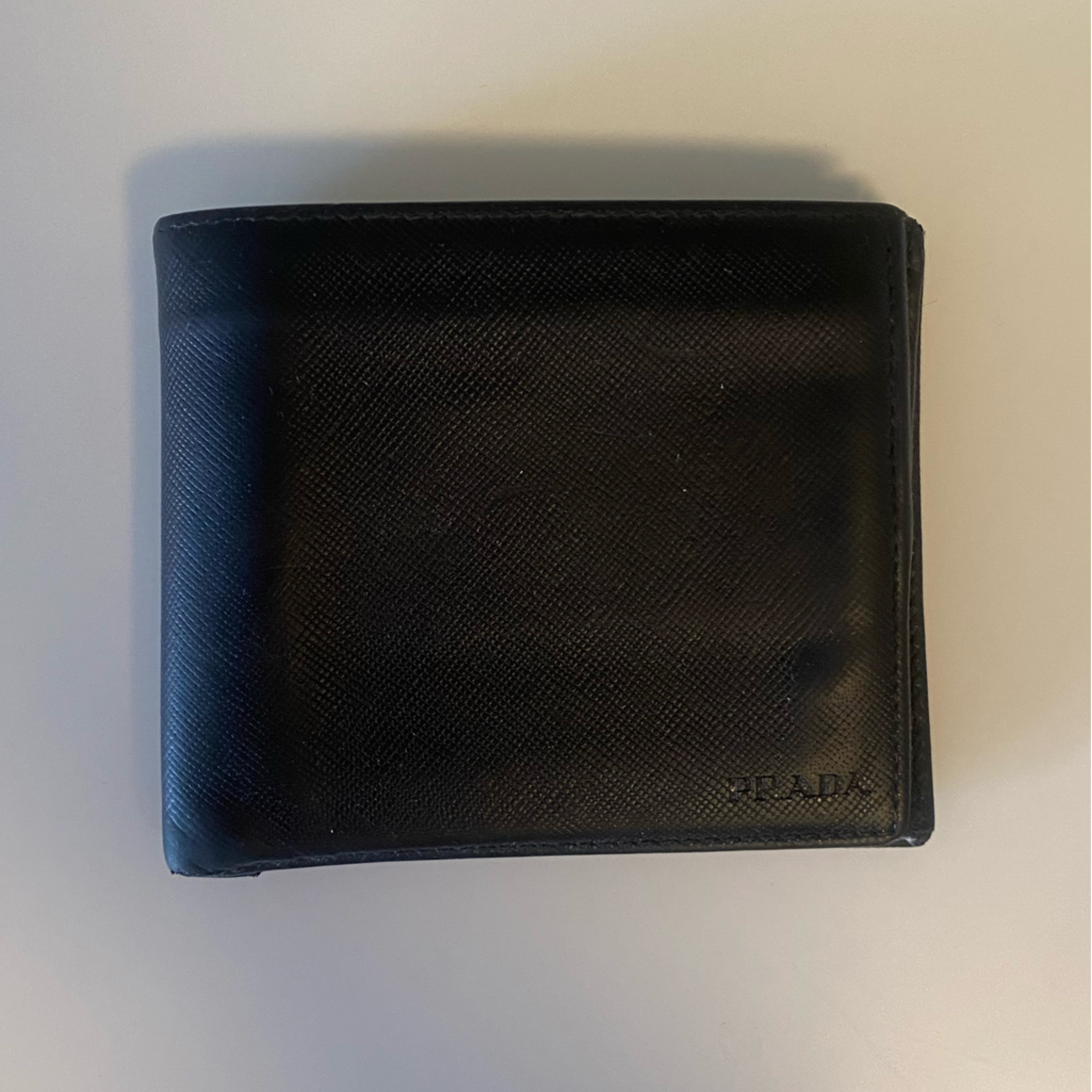 Prada Black Saffiano Leather Wallet